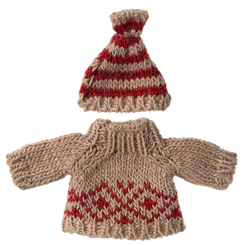 Knitted Sweater and Hat | Mouse by Maileg