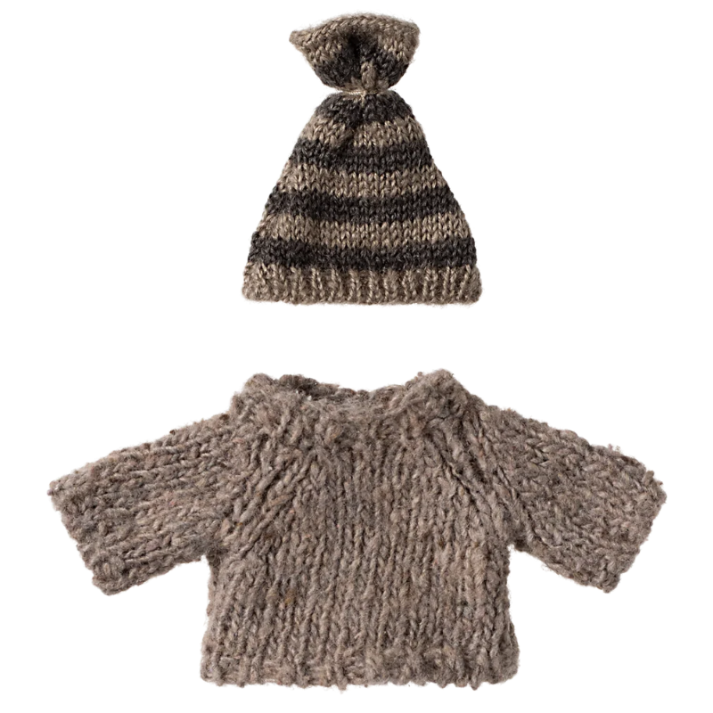 Knitted Sweater and Hat | Mouse by Maileg