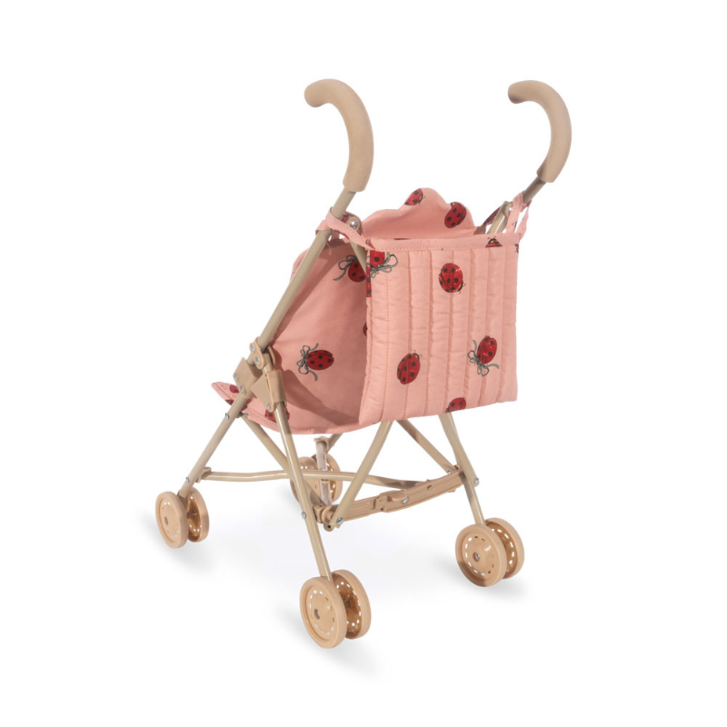 Ladybug Glitter Doll Stroller by Konges Sløjd