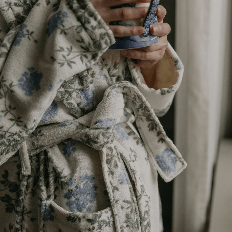 Adult Terry Bathrobe | Plumbago by Garbo &amp; Friends - Maude Kids Decor
