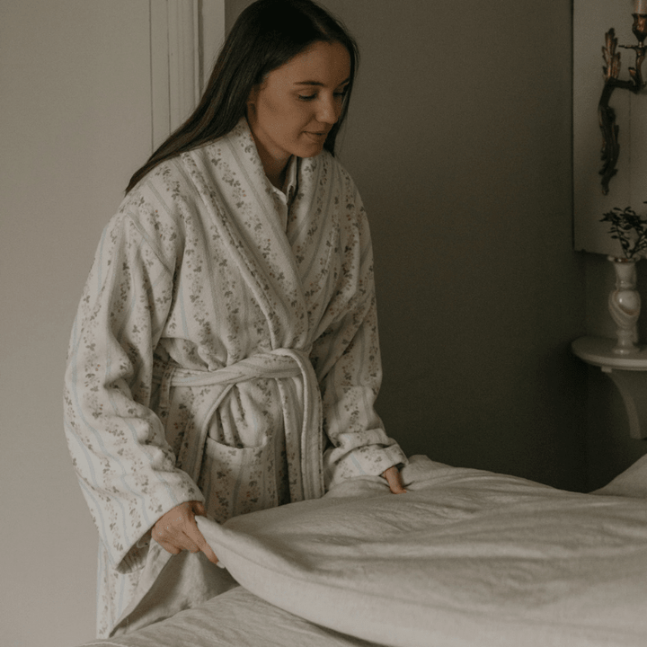 Adult Terry Bathrobe | Strawberry Garland by Garbo &amp; Friends - Maude Kids Decor