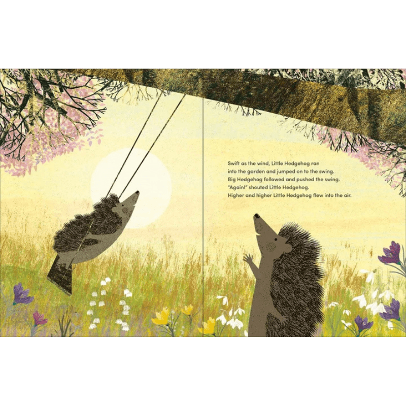 Again!: A Big Hedgehog and Little Hedgehog Adventure by Britta Teckentrup - Maude Kids Decor