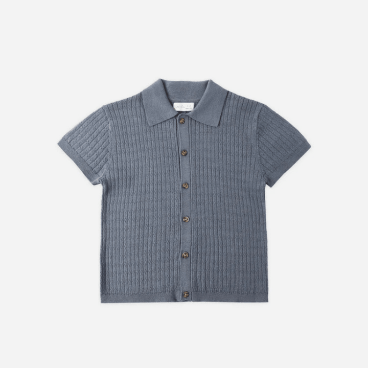 Aiden Polo | Marine by Rylee &amp; Cru - Maude Kids Decor