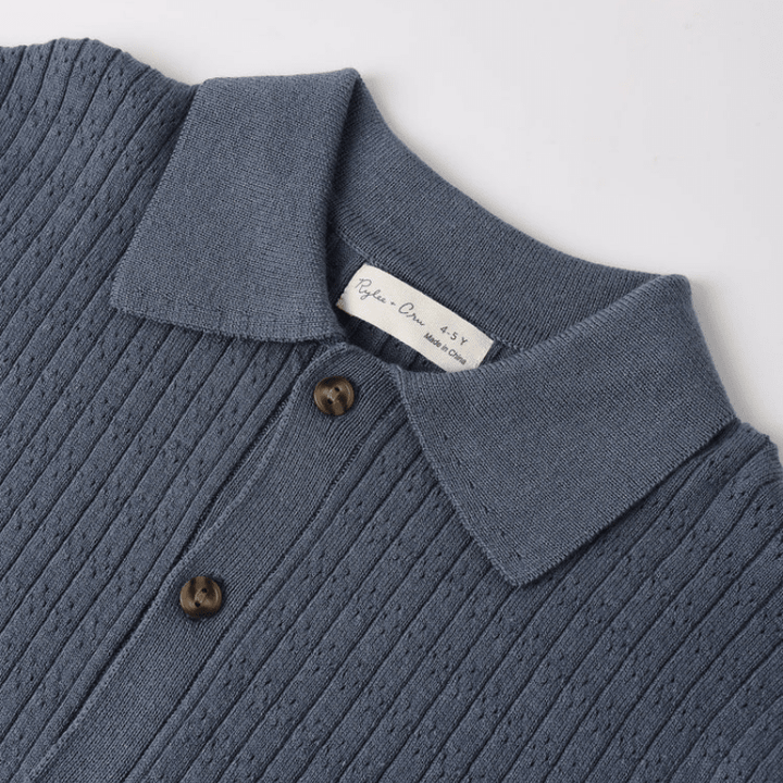 Aiden Polo | Marine by Rylee &amp; Cru - Maude Kids Decor