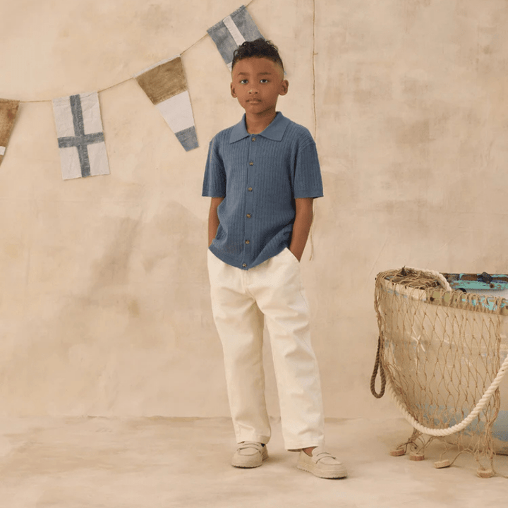 Aiden Polo | Marine by Rylee &amp; Cru - Maude Kids Decor