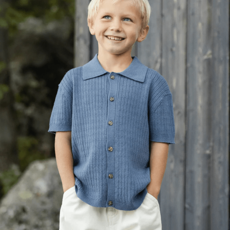 Aiden Polo | Marine by Rylee &amp; Cru - Maude Kids Decor