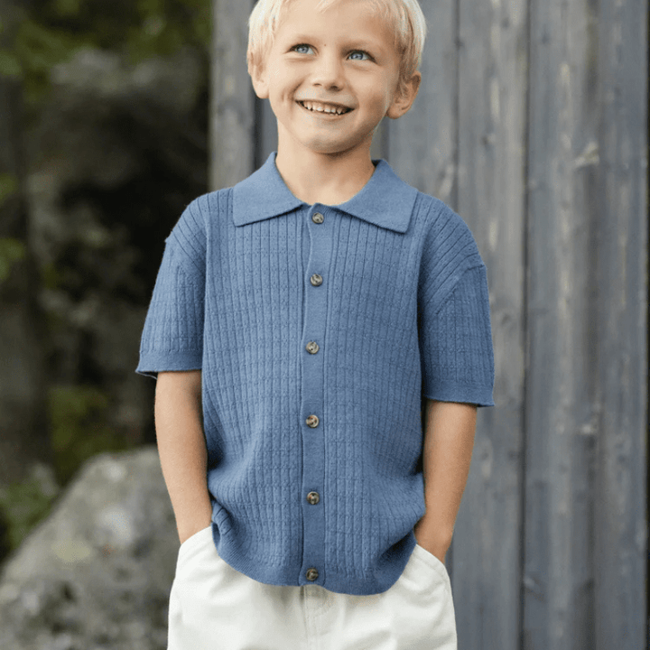 Aiden Polo | Marine by Rylee &amp; Cru - Maude Kids Decor