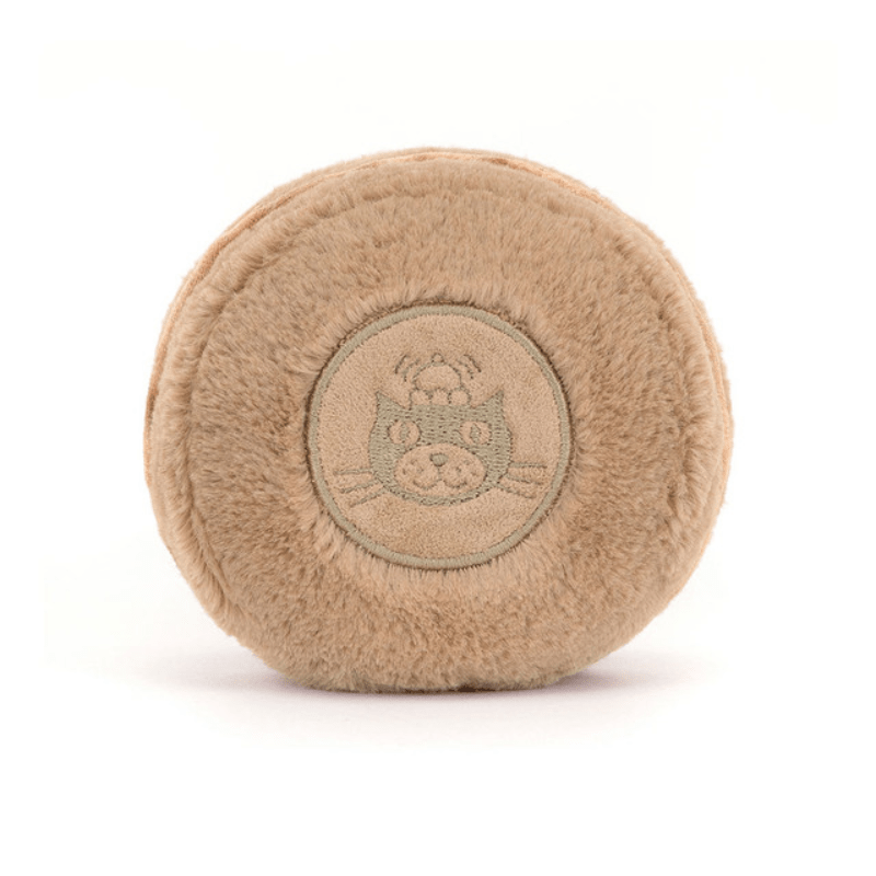 Amuseables Mona Macaron | Chocolate by Jellycat - Maude Kids Decor