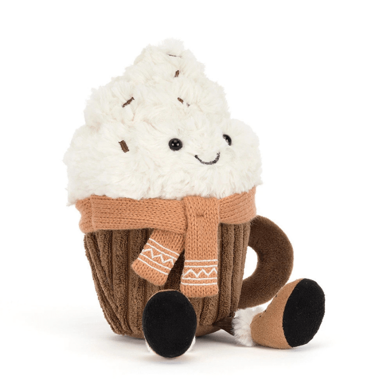 Amuseables Scarffles Hot Chocolate by Jellycat - Maude Kids Decor