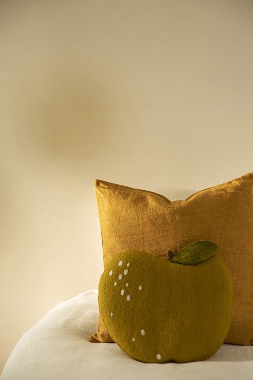 Apple Cushion by Muskhane - Maude Kids Decor