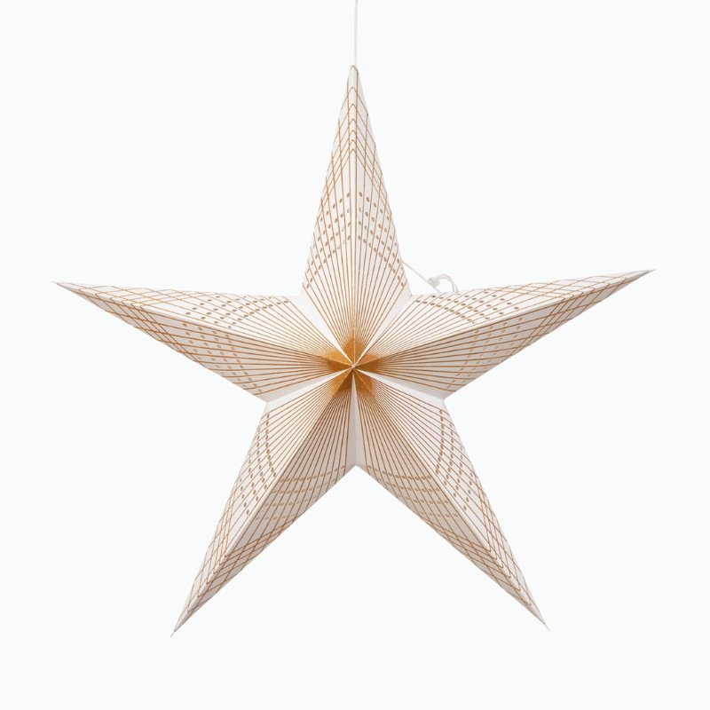 Art Deco Paper Star Lantern Light by Artschatz - Maude Kids Decor