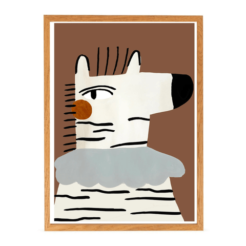 Art Print | Mr. Zebra by Yaya Studio - Maude Kids Decor