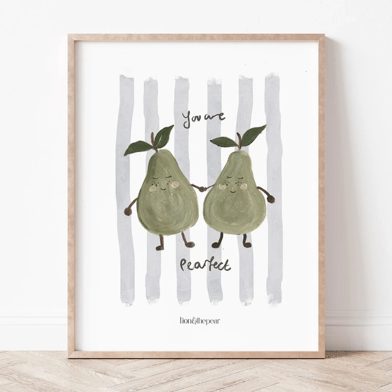 Art Print | You Are Pear - fect by Lion and the Pear - Maude Kids Decor