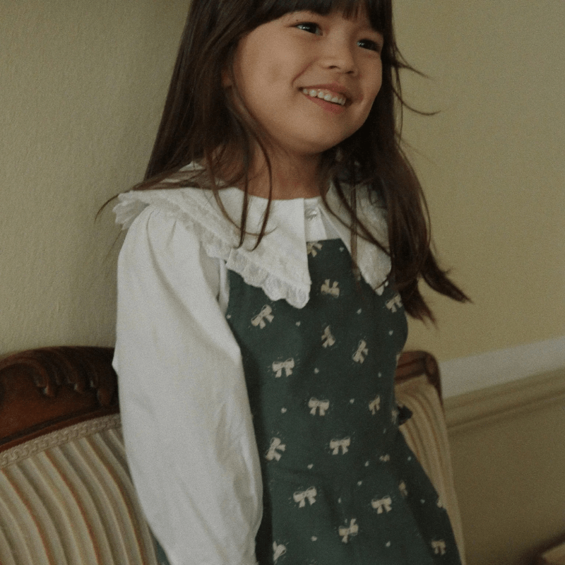Avery Overall Dress | Boucle Hunter by Konges Sløjd - Maude Kids Decor