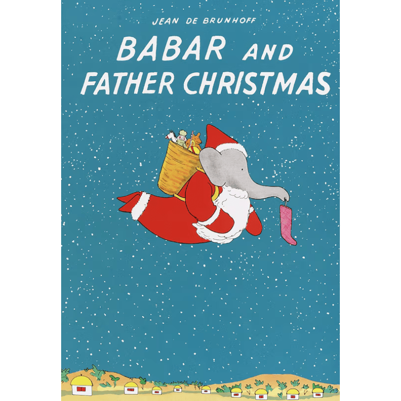 Babar and Father Christmas by Jean de Brunhoff - Maude Kids Decor