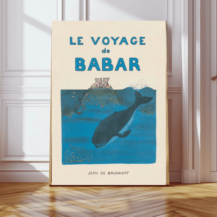 Babar Voyage Adventure Art Print by Kumo Art Prints - Maude Kids Decor