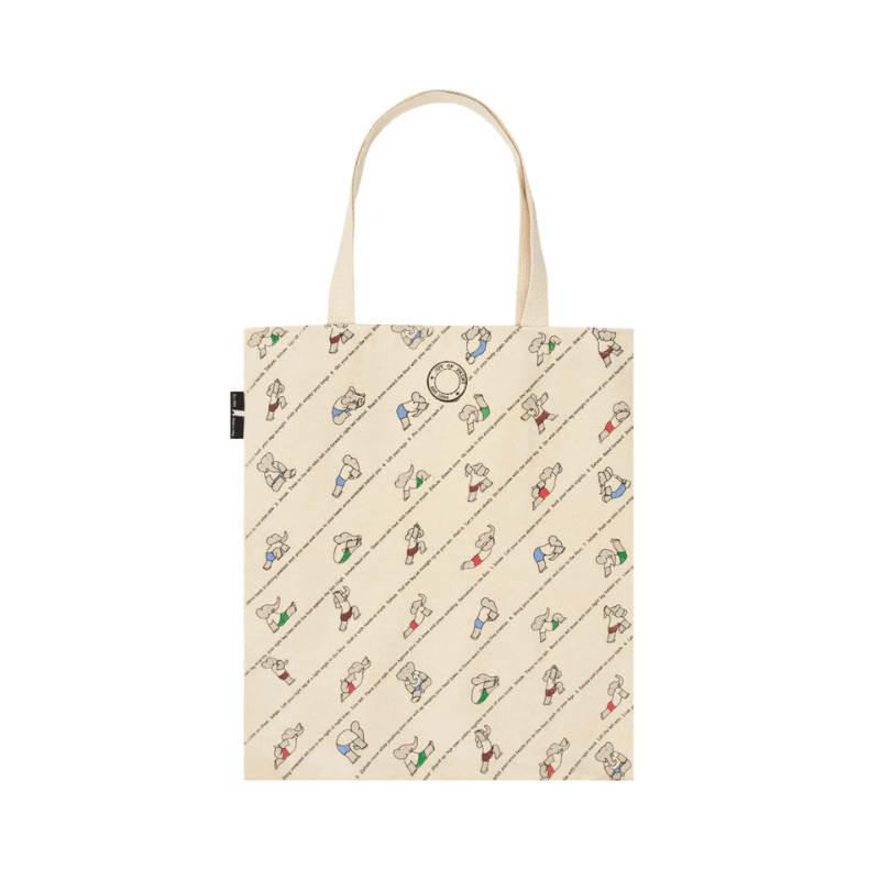 Babar's Yoga for Elephants Tote Bag by Out of Print - Maude Kids Decor