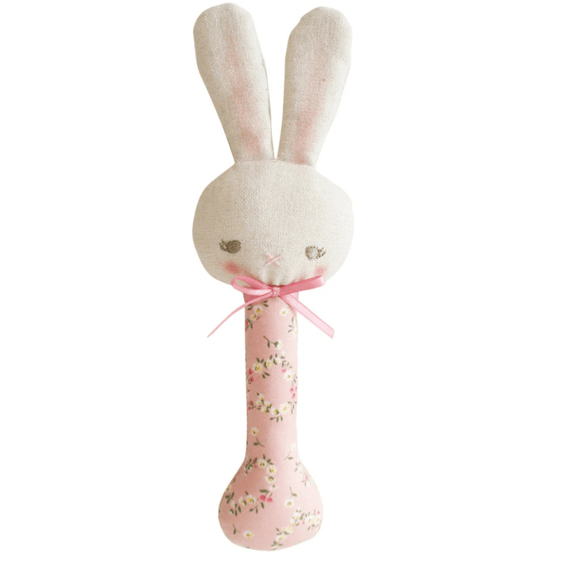 Baby Bunny Stick Rattle by Alimrose - Maude Kids Decor