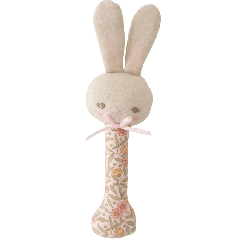 Baby Bunny Stick Rattle by Alimrose - Maude Kids Decor