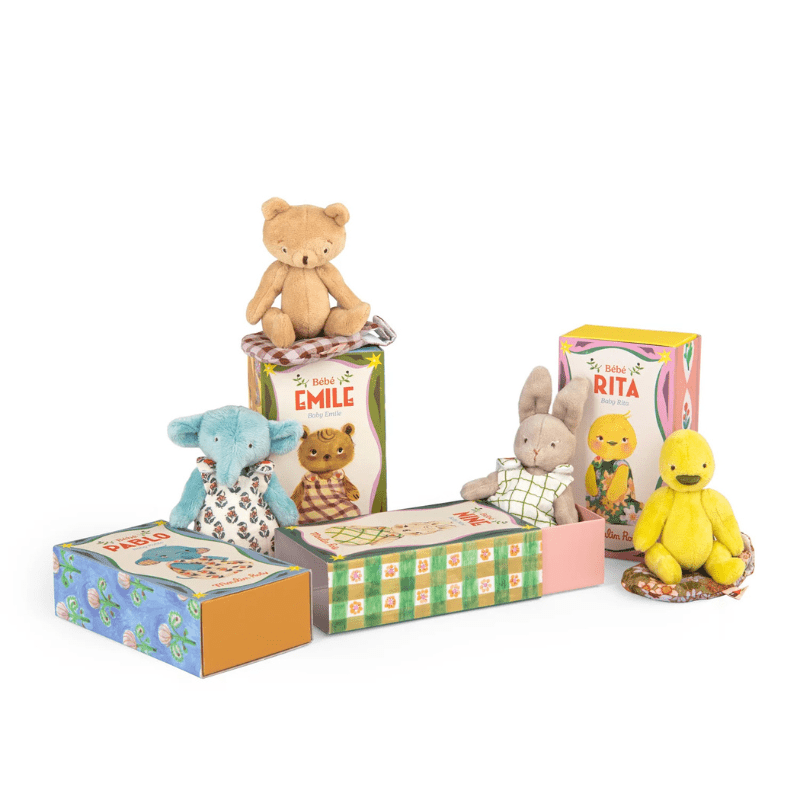 Baby Émile the Little Bear | Les Minouchkas by Moulin Roty - Maude Kids Decor
