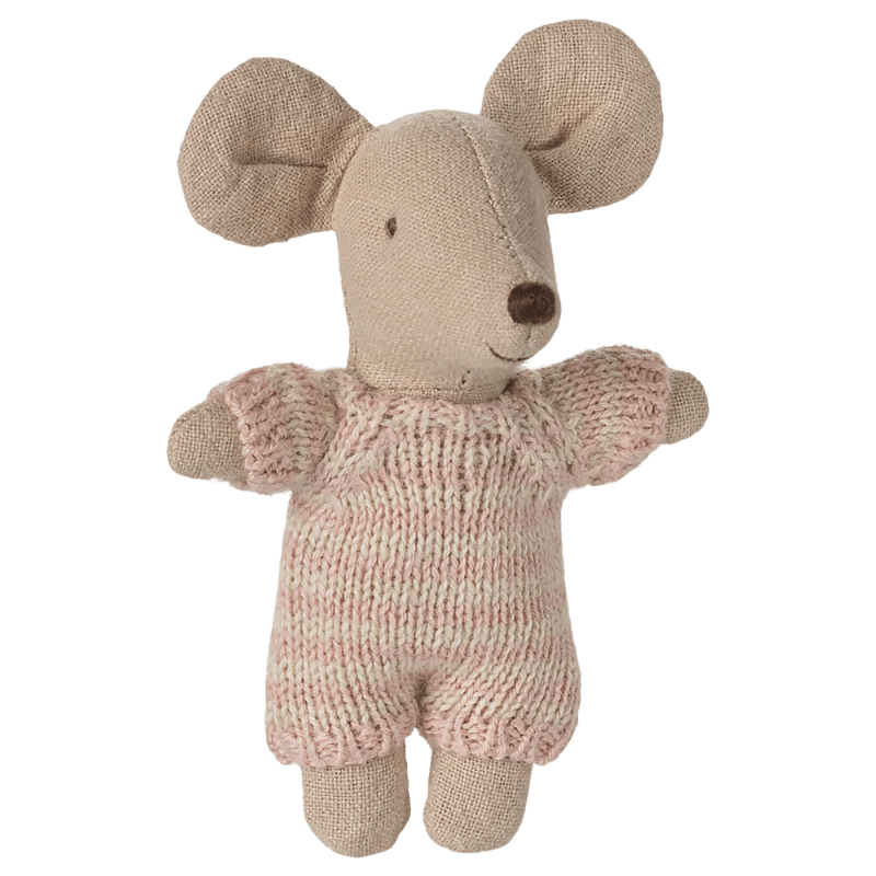 Baby Mouse in Carry Cot by Maileg - Maude Kids Decor