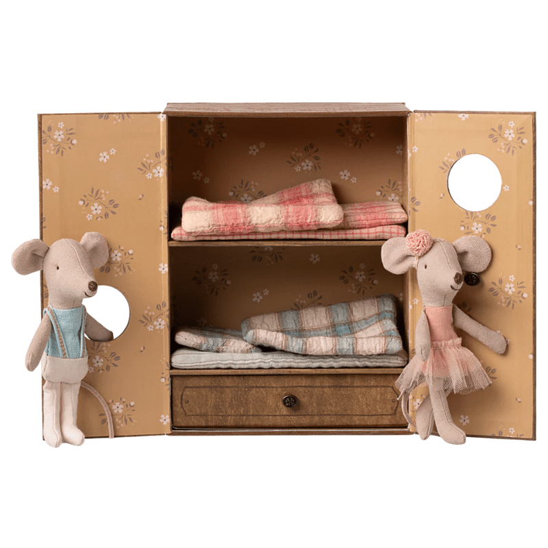 Ballet Mice in Dance Studio, Little Sister and Brother by Maileg - Maude Kids Decor