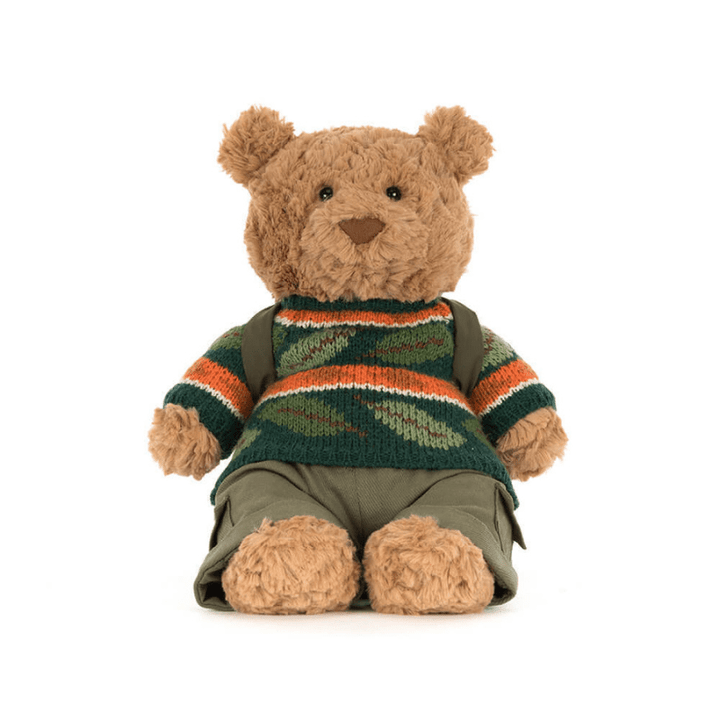Bartholomew Bear | Hiking Outfit by Jellycat - Maude Kids Decor