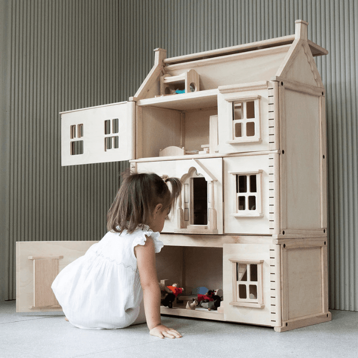 Basement Floor for Wooden Victorian Doll House by Plan Toys - Maude Kids Decor