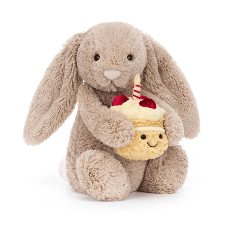 Bashful Beige Bunny 'Birthday' | Original by Jellycat - Maude Kids Decor
