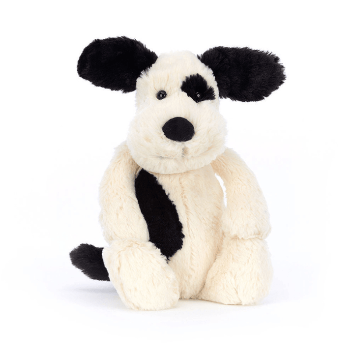Bashful Black &amp; Cream Rufferty by Jellycat - Maude Kids Decor