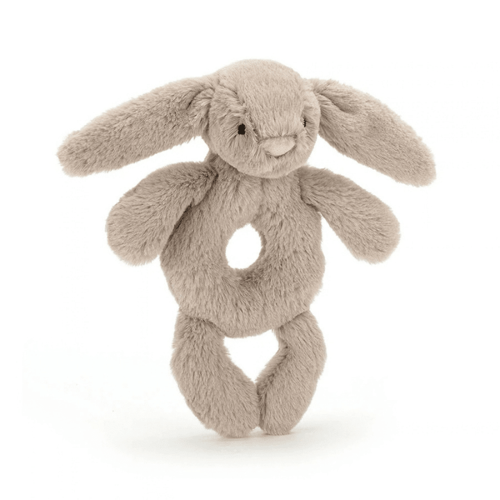 Bashful Bunny Ring Rattle by Jellycat - Maude Kids Decor