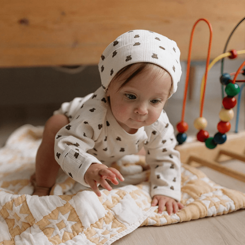 Beanie | Pointelle Teddy by New Grain - Maude Kids Decor