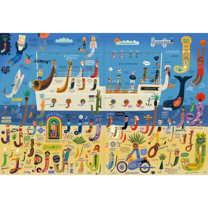 Beauty of Letters: The Most Awesome, Brilliant and Comprehensive Alphabet Book by Tom Champ - Maude Kids Decor