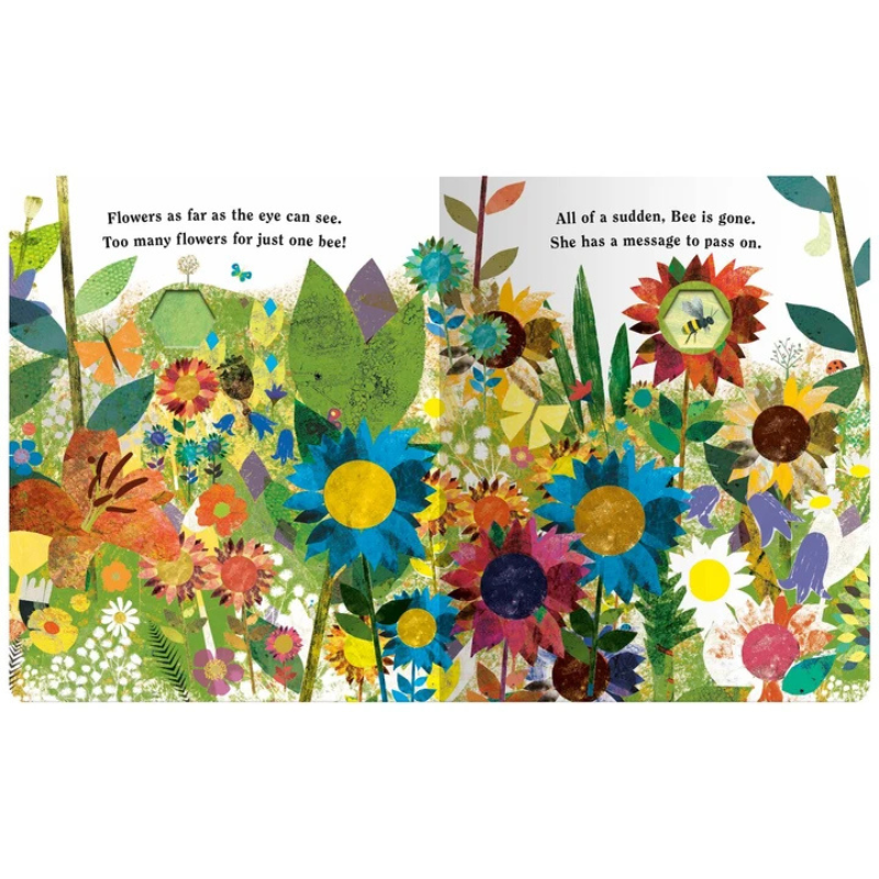 Bee: A Peek-Through Board Book by Britta Teckentrup - Maude Kids Decor