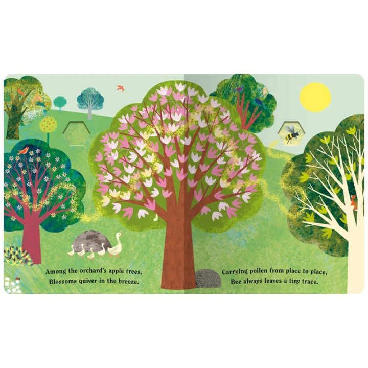 Bee: A Peek-Through Board Book by Britta Teckentrup - Maude Kids Decor