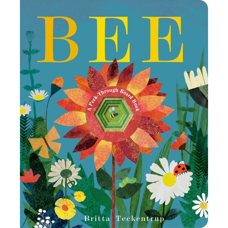 Bee: A Peek-Through Board Book by Britta Teckentrup - Maude Kids Decor
