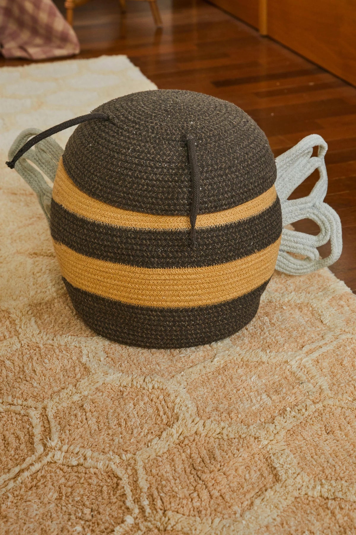 Bee Storage Basket by Lorena Canals - Maude Kids Decor