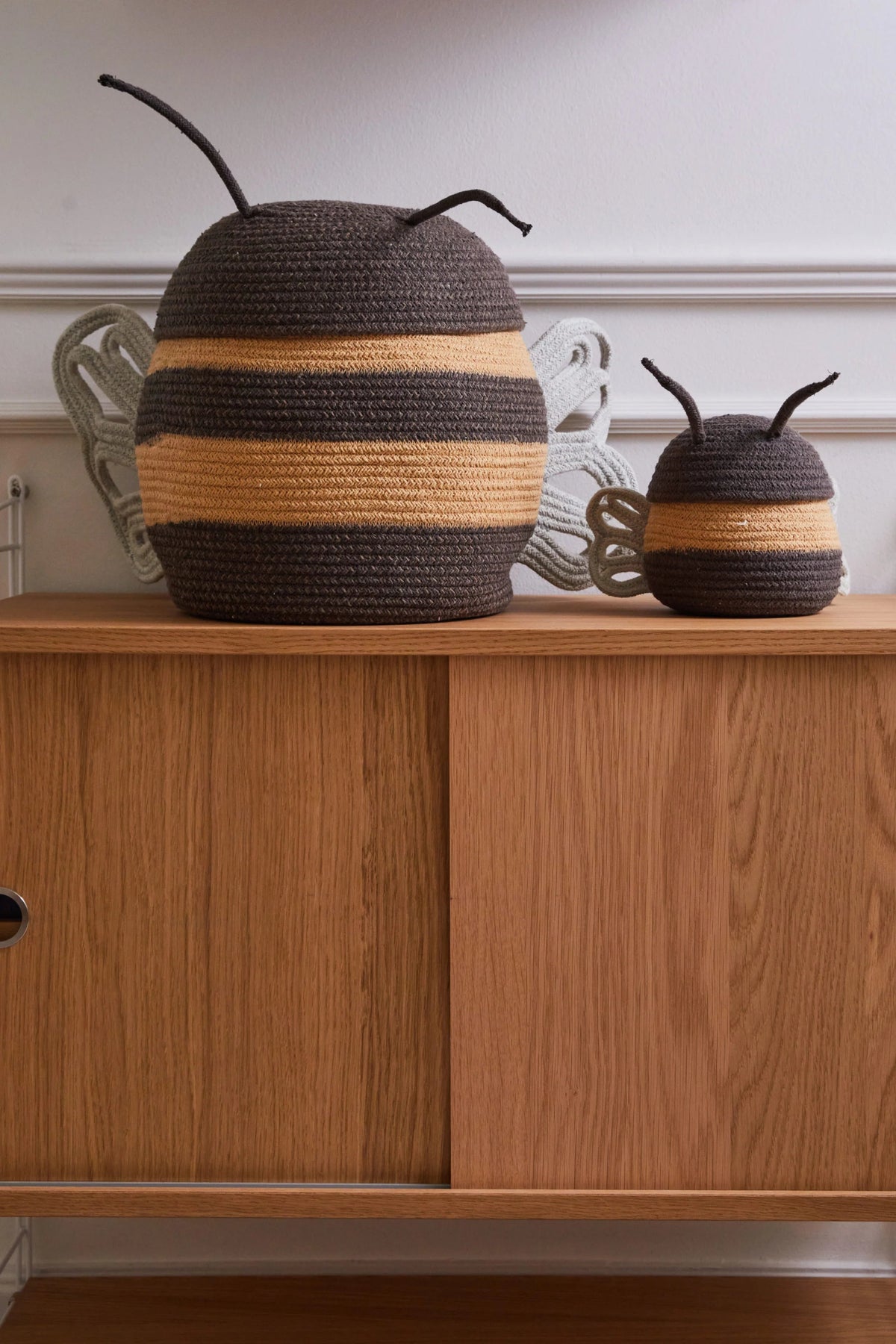 Bee Storage Basket by Lorena Canals - Maude Kids Decor