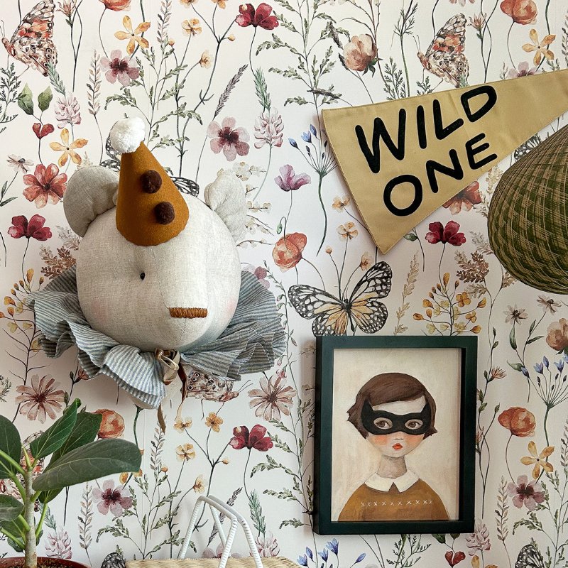 Beige Bear Head by Love Me - Maude Kids Decor