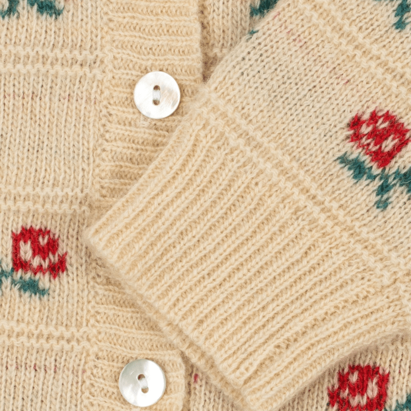 Belou Collar Cardigan | Rose by Konges Sløjd - Maude Kids Decor
