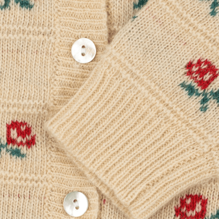 Belou Collar Cardigan | Rose by Konges Sløjd - Maude Kids Decor