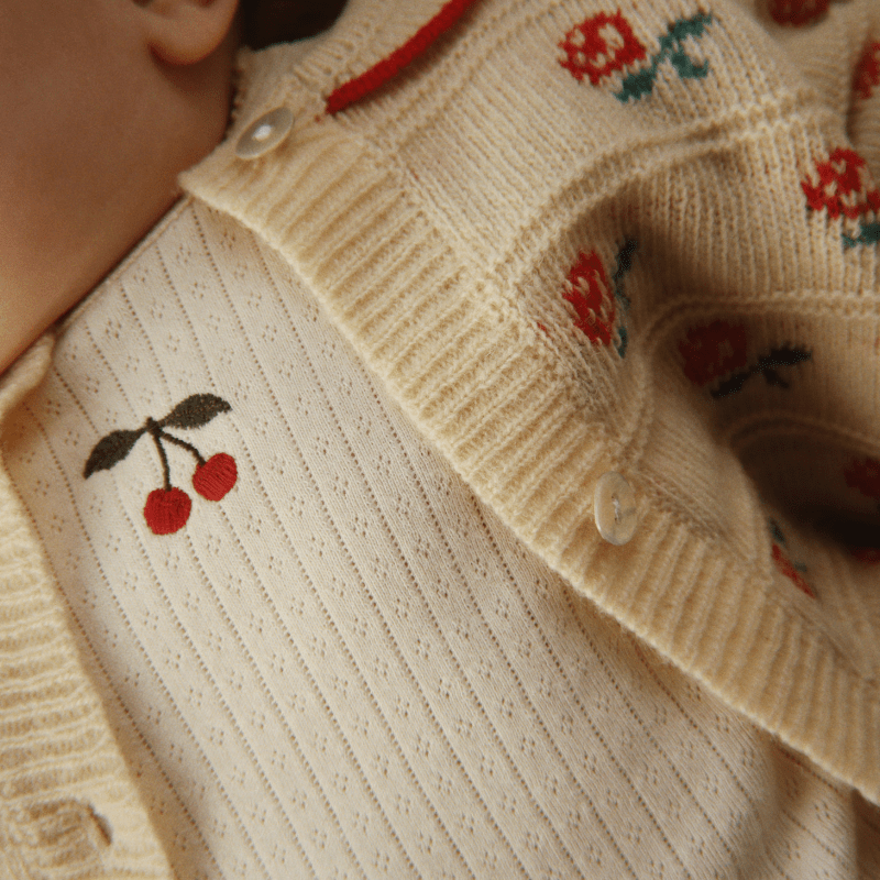 Belou Collar Cardigan | Rose by Konges Sløjd - Maude Kids Decor