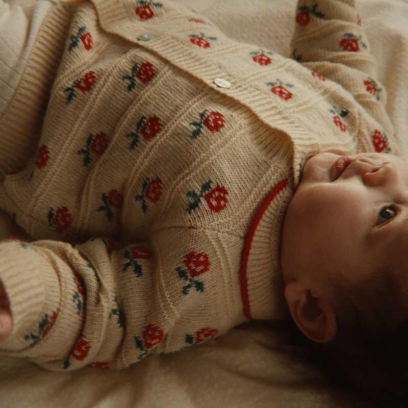 Belou Collar Cardigan | Rose by Konges Sløjd - Maude Kids Decor