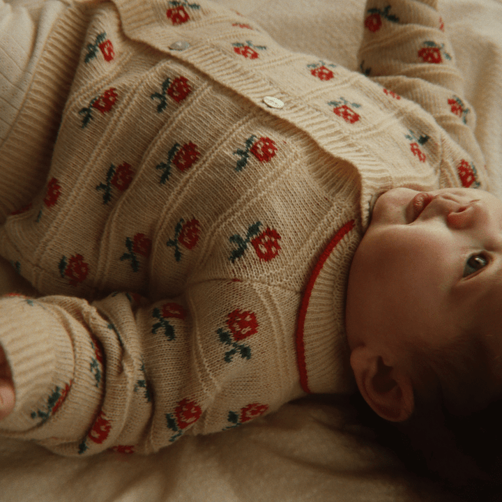Belou Collar Cardigan | Rose by Konges Sløjd - Maude Kids Decor