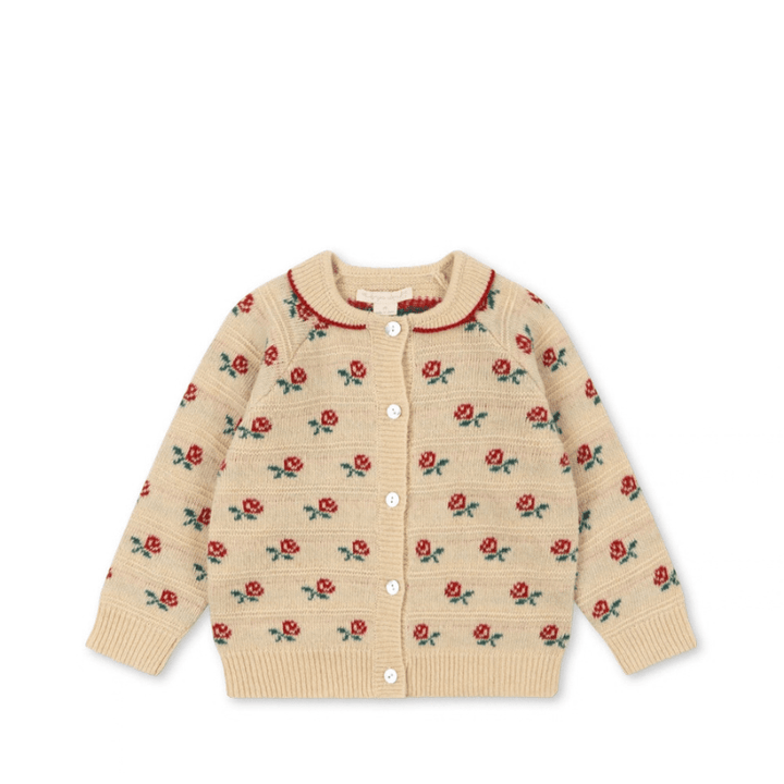 Belou Collar Cardigan | Rose by Konges Sløjd - Maude Kids Decor