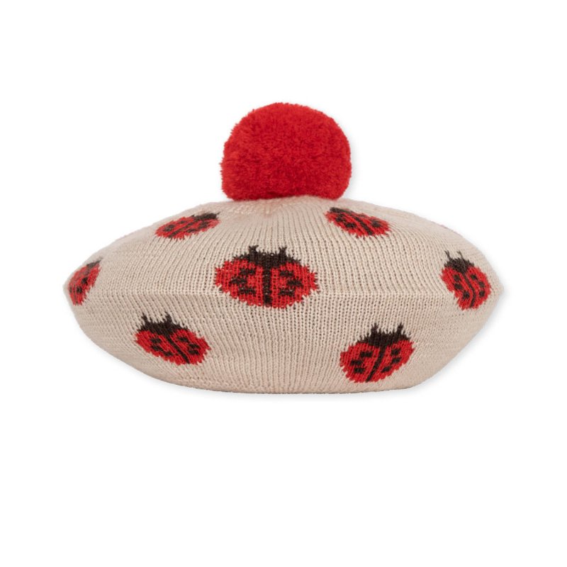Belou Knit Beret | Ladybug by Konges Sløjd - Maude Kids Decor