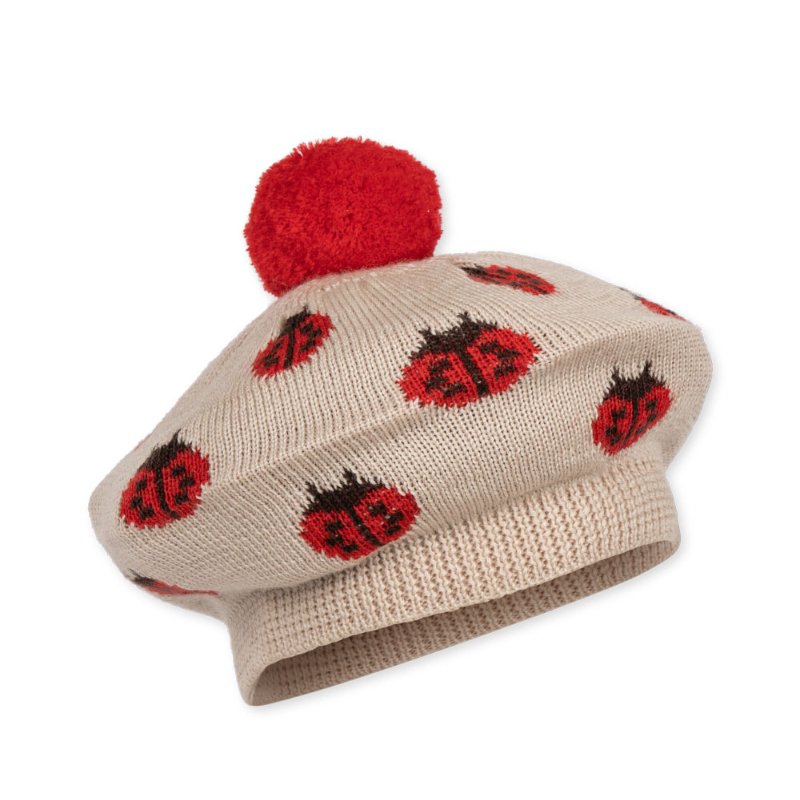 Belou Knit Beret | Ladybug by Konges Sløjd - Maude Kids Decor