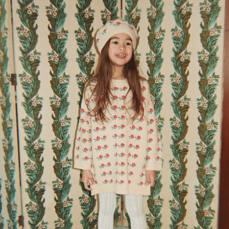 Belou Knit Beret | Rose AW26 by Konges Sløjd - Maude Kids Decor