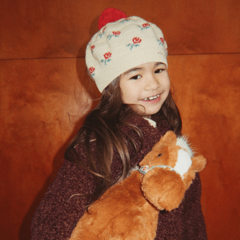 Belou Knit Beret | Rose AW26 by Konges Sløjd - Maude Kids Decor