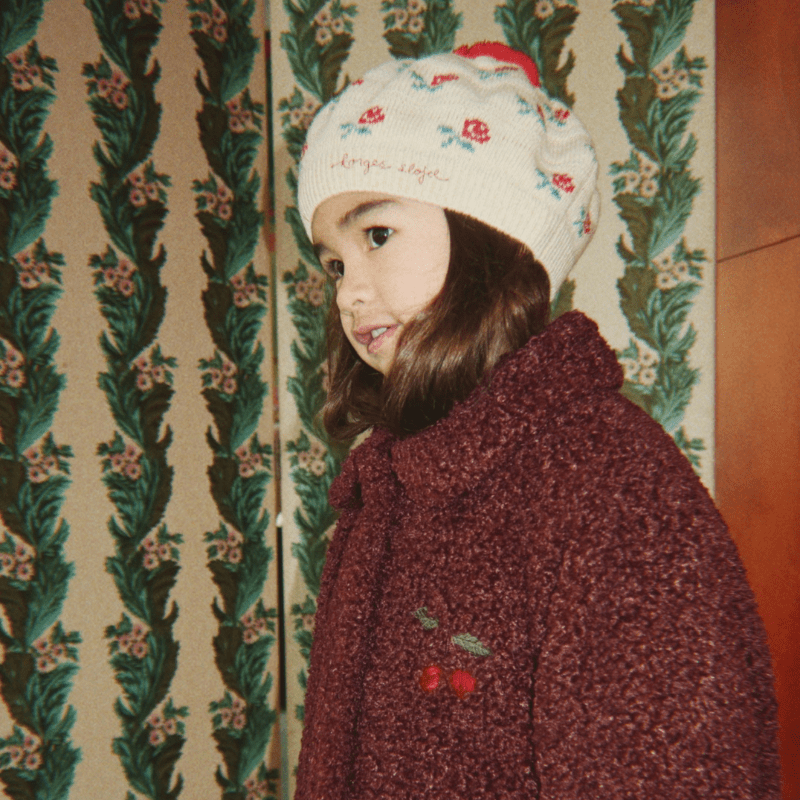 Belou Knit Beret | Rose AW26 by Konges Sløjd - Maude Kids Decor